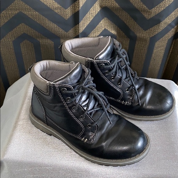 Dark navy blue boots, use but good condition - Picture 1 of 6